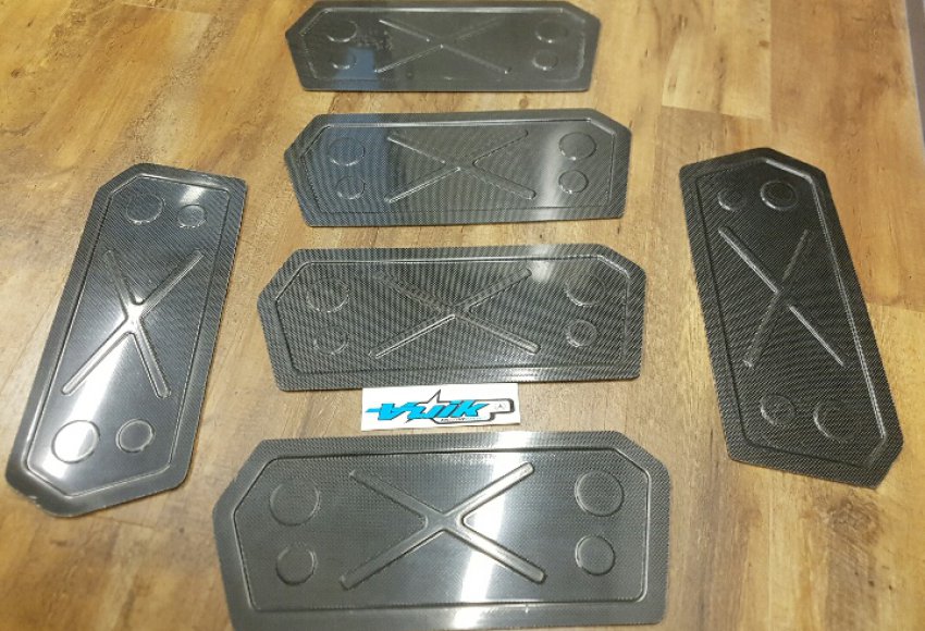 Carbon cover front fire wall