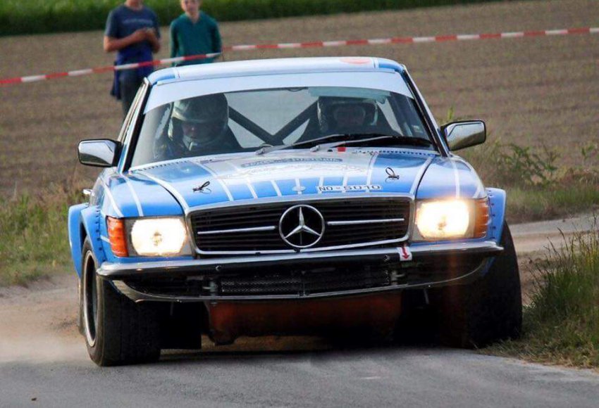 w107 500 SLC Rally arches
