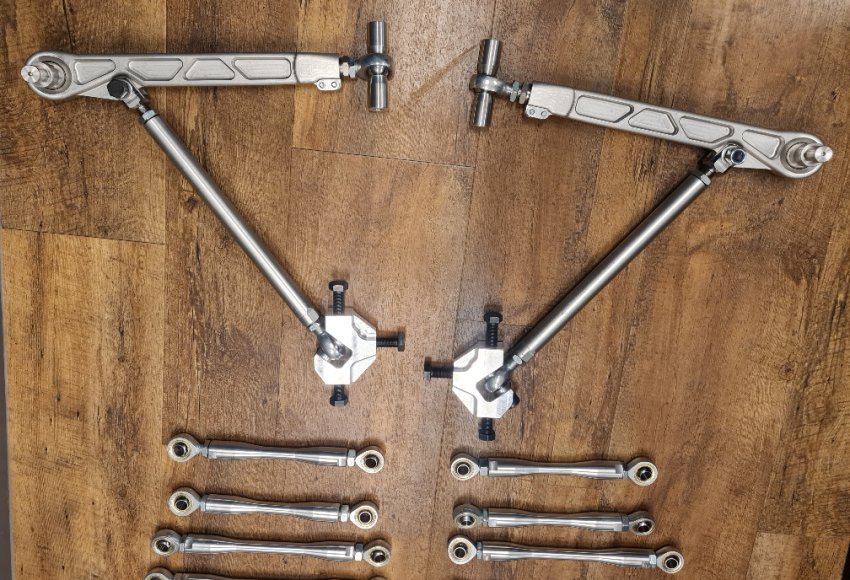 Aluminium Front Suspension Custum made by Vuik Motorsport